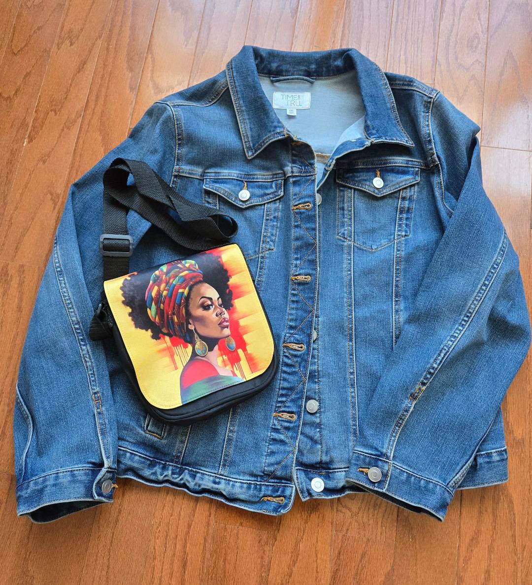Shoulder Bag-Afro Beauty