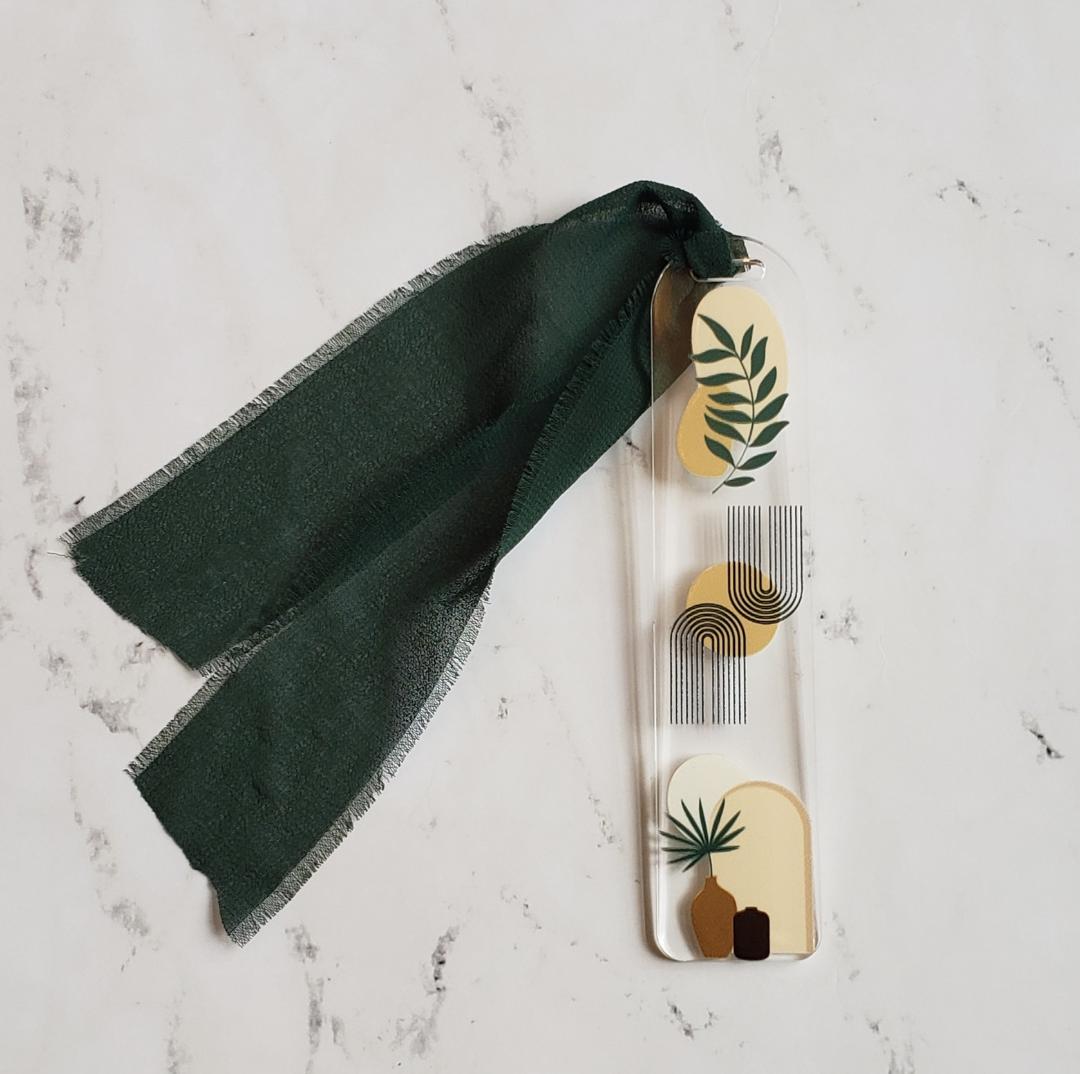 "Boho Chic" Acrylic Bookmark