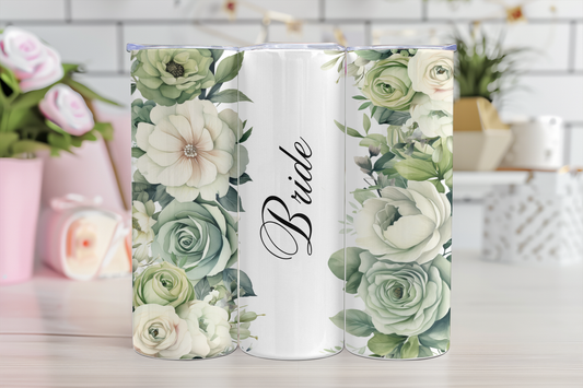 Floral Custom Tumbler Floral Custom Tumbler