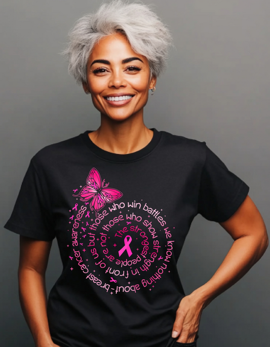 Winning Battles Breast Cancer Tee Winning Battles Breast Cancer Tee