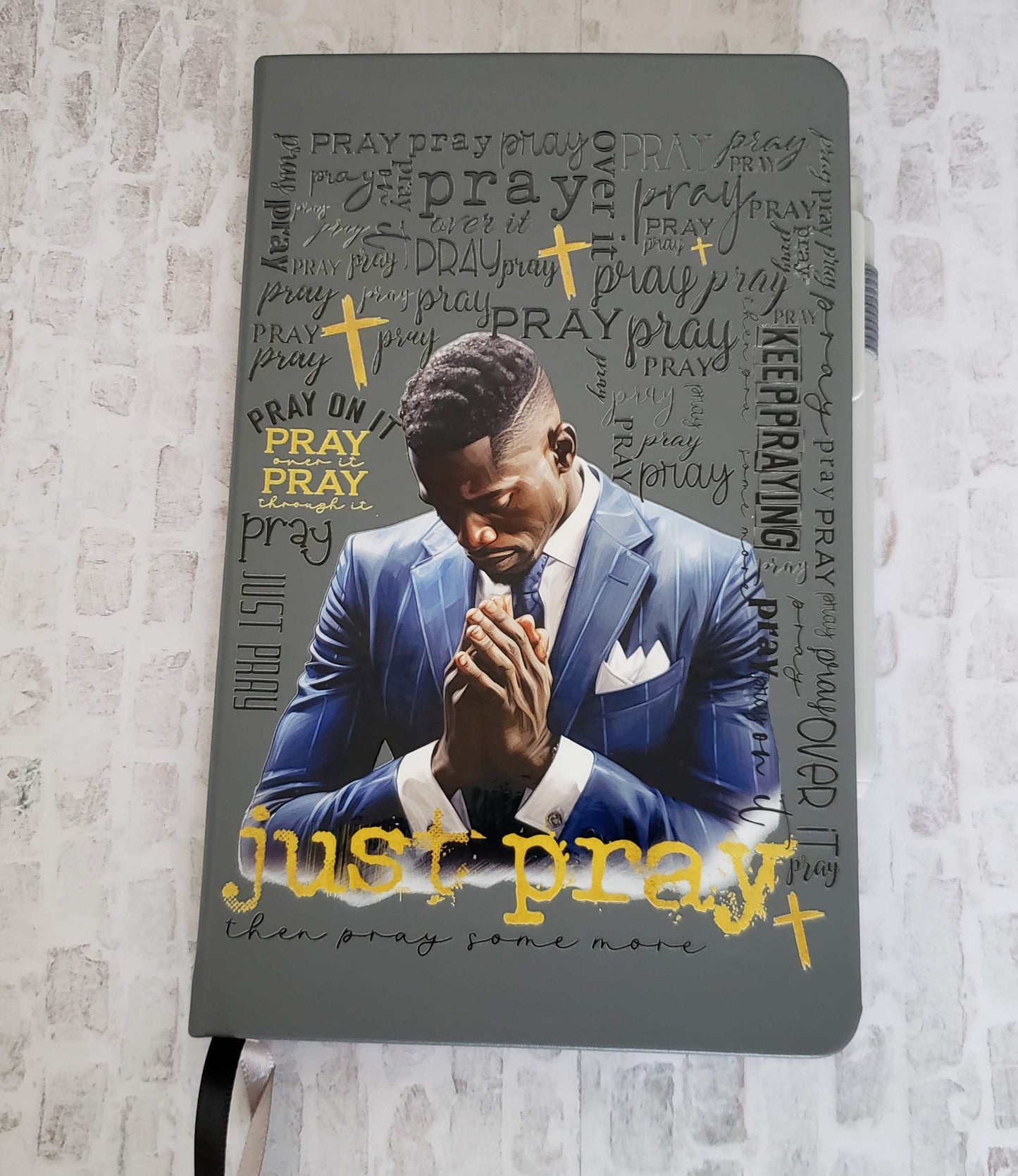 "Just Pray" Men's Journal/Notebook