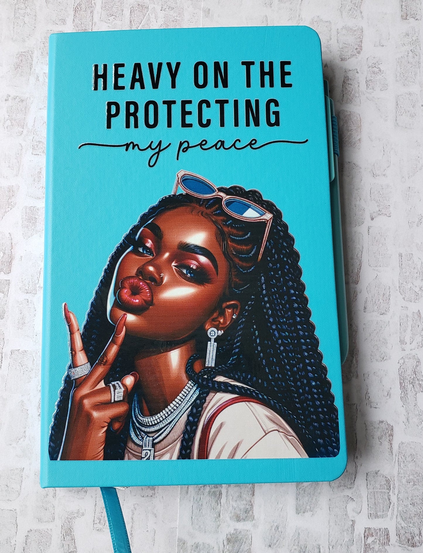 "Heavy On Protecting My Peace" Journal/Notebook