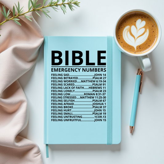 "Bible Emergency Numbers" Journal/Notebook