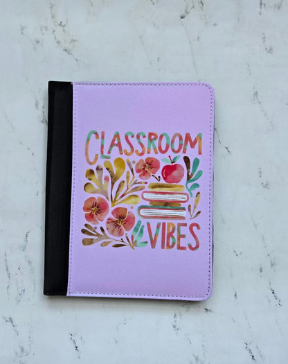Classroom Vibes Portfolio Notepad Cover