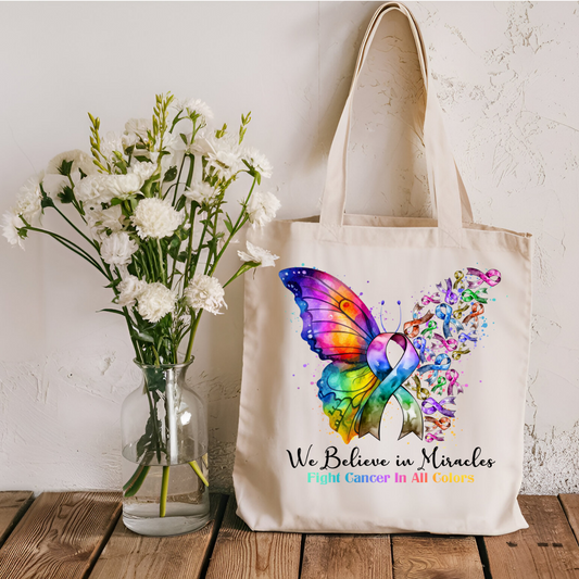 Breast Cancer/Cancer Awareness Totes