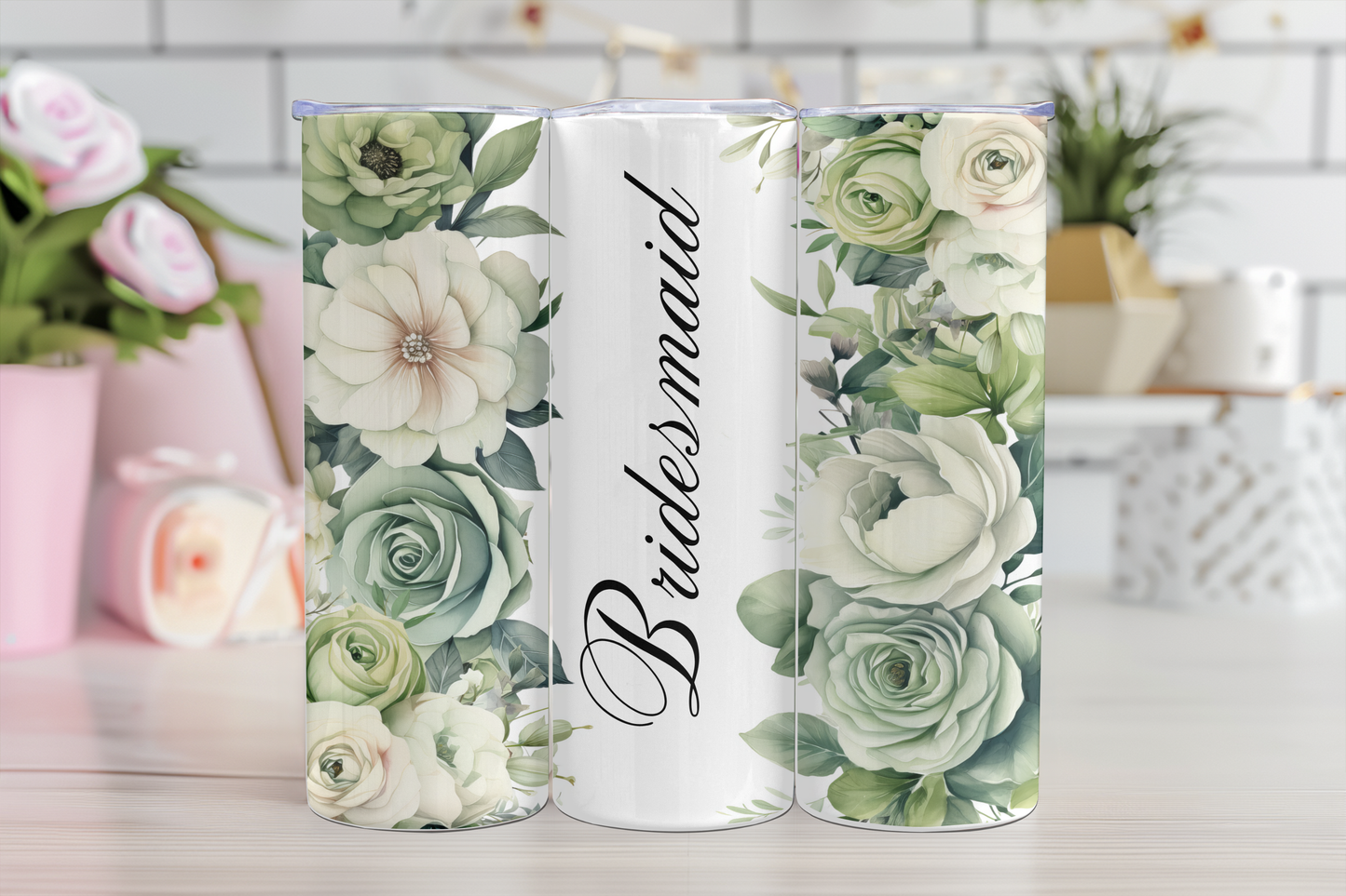 Floral Custom Tumbler