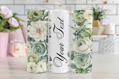 Floral Custom Tumbler