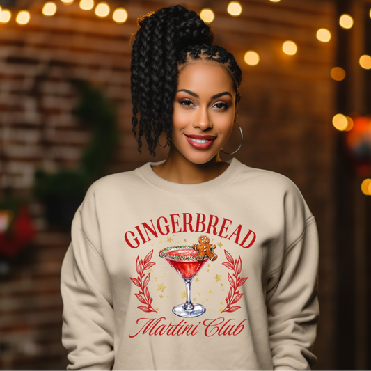 Gingerbread Martini Club Sweatshirt