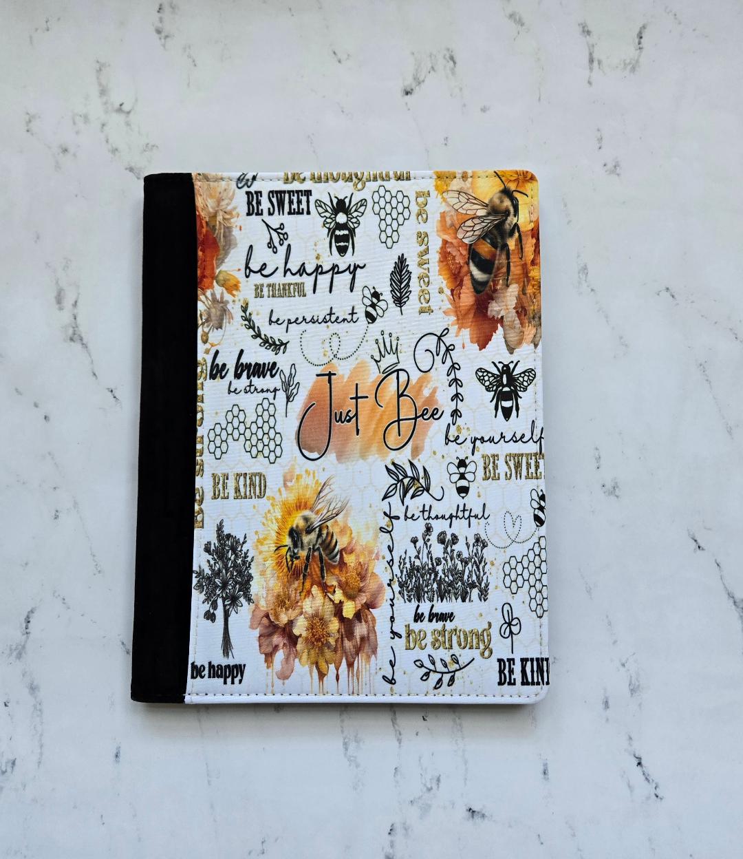 Just Bee Portfolio Notepad Cover