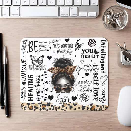 Love Yourself Affirmation Mouse Pad