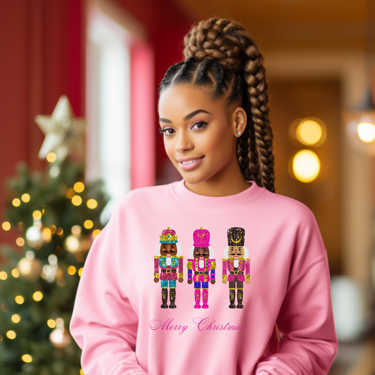 Ladies Multicultural Nutcracker Sweatshirt
