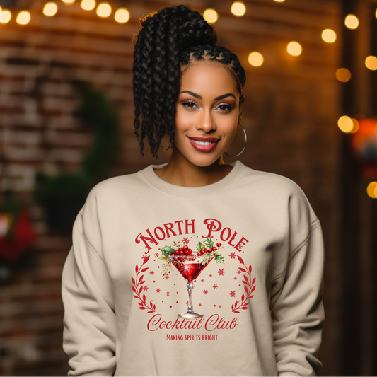 North Pole Cocktail Club Sweatshirt