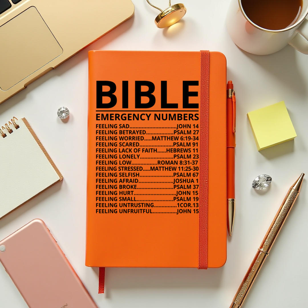 "Bible Emergency Numbers" Journal/Notebook