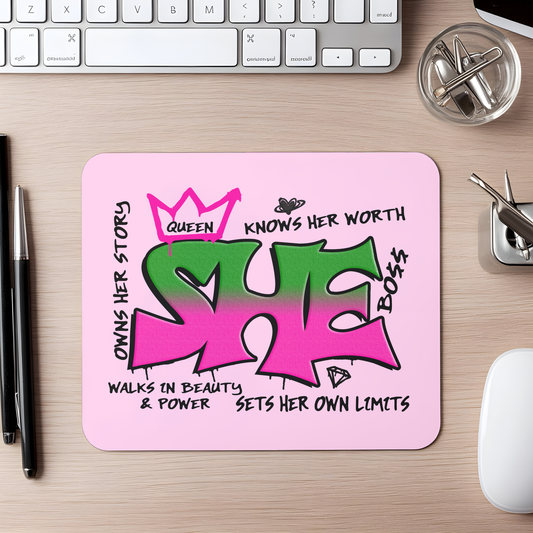 SHE Empowerment Mouse Pad Collection