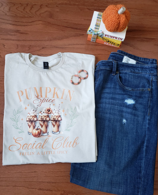 Pumpkin Spice Social Club Tee