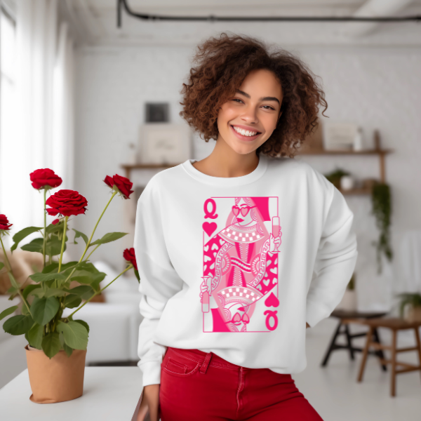 Queen Of Hearts Sweatshirt