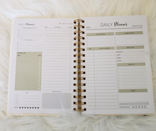 Vision Board Spiral Undated Planner