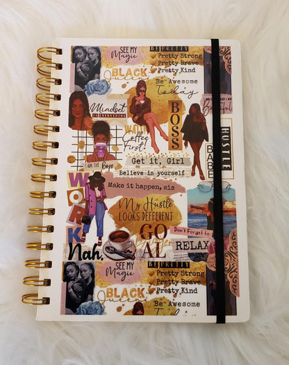 Vision Board Spiral Undated Planner