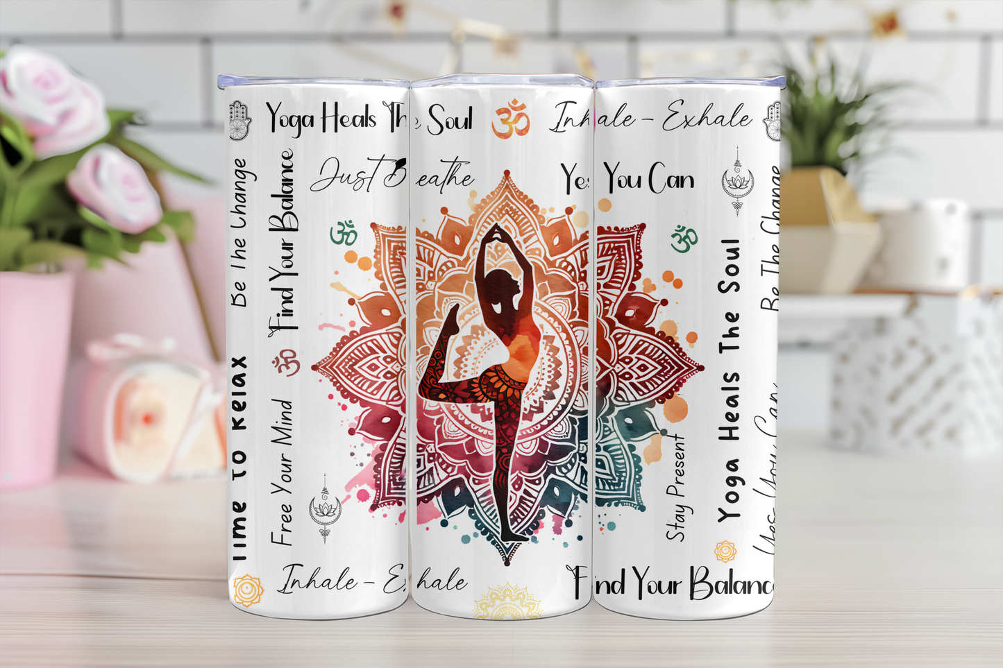 Yoga Affirmation Tumbler