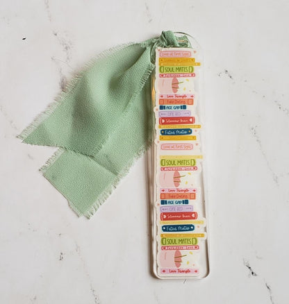 "Bookish" Acrylic Bookmark